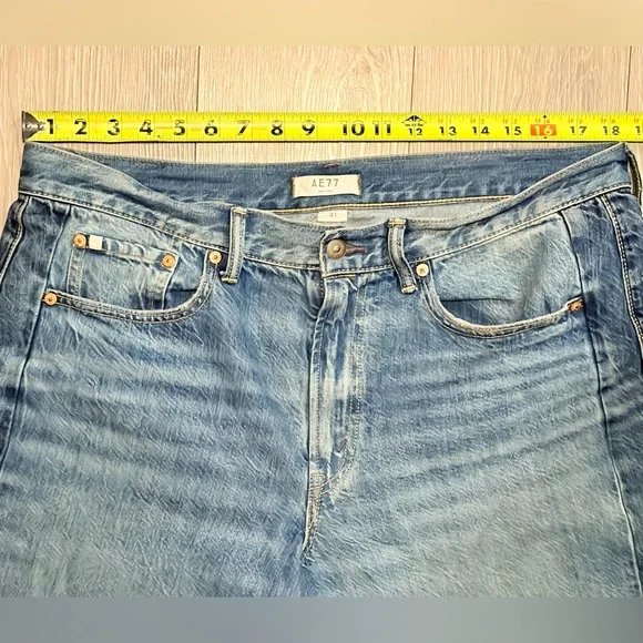 AE77 Premium Super Wide Side Stripe Jean - Picture 8 of 14